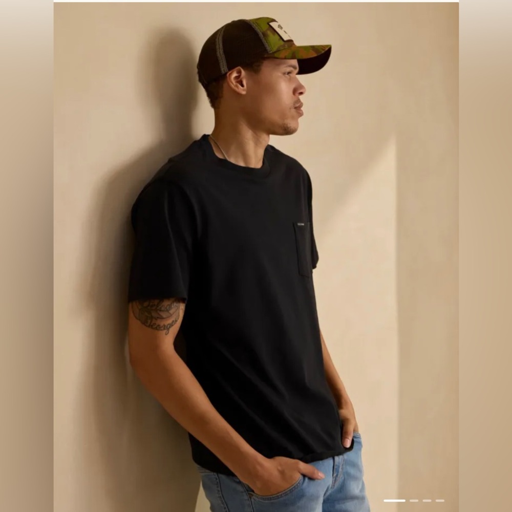 NWT Tecovas MEN'S STANDARD ISSUE POCKET TEE sz L black
